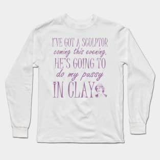 Are you Being Served - Mrs Slocombe quote Long Sleeve T-Shirt